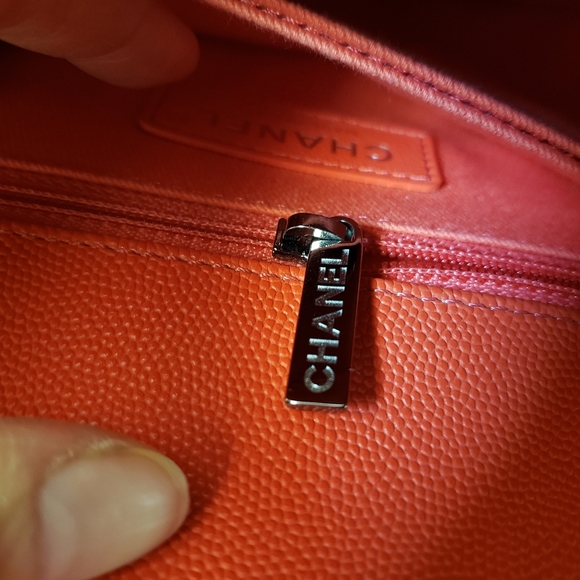 Chanel coco handle mini red chevron bag - Picture 4 of 15